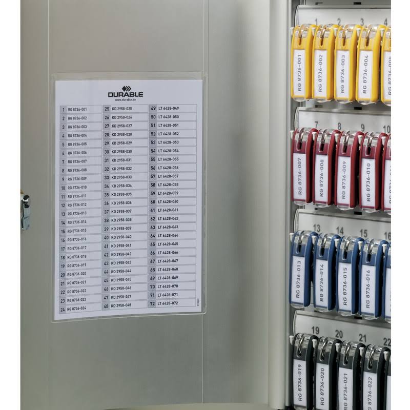 Brushed Aluminum Locking Key Cabinet 36-Key Q7121