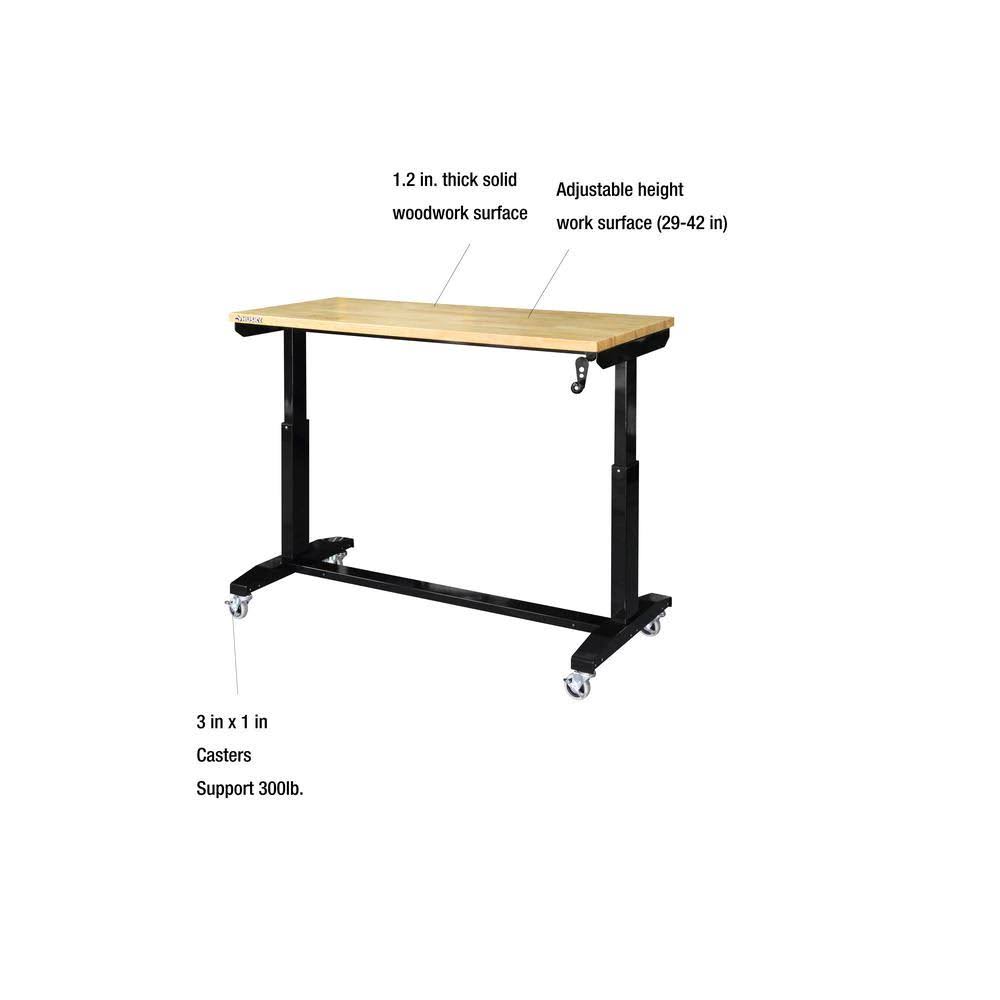 52 in. Adjustable Height Work Table G7558