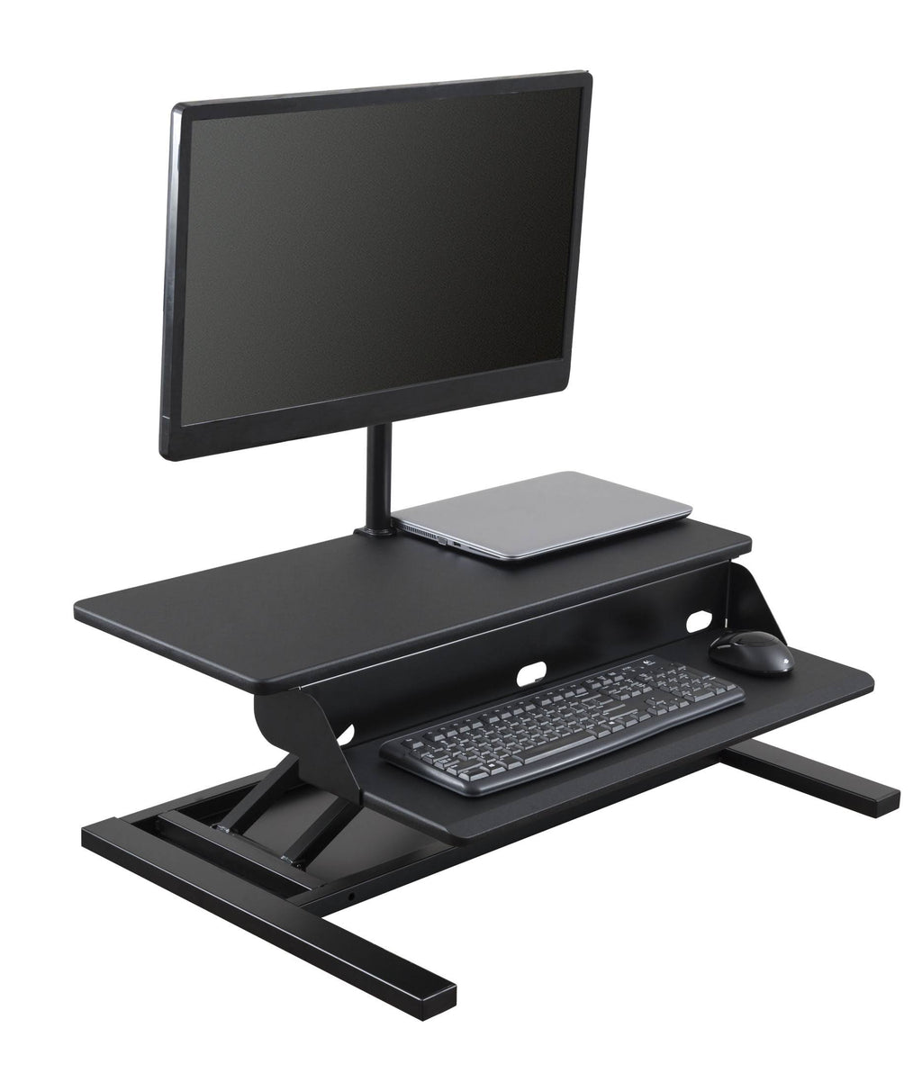 Adjustable Standing Desk Converter with Dual M I6446