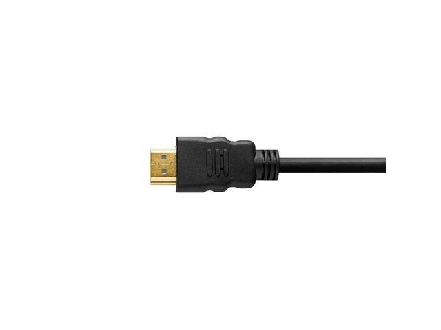 Black 25 ft HDMI A to HDMI A Cable F4146