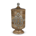 Large Wood and Metal Canister N150
