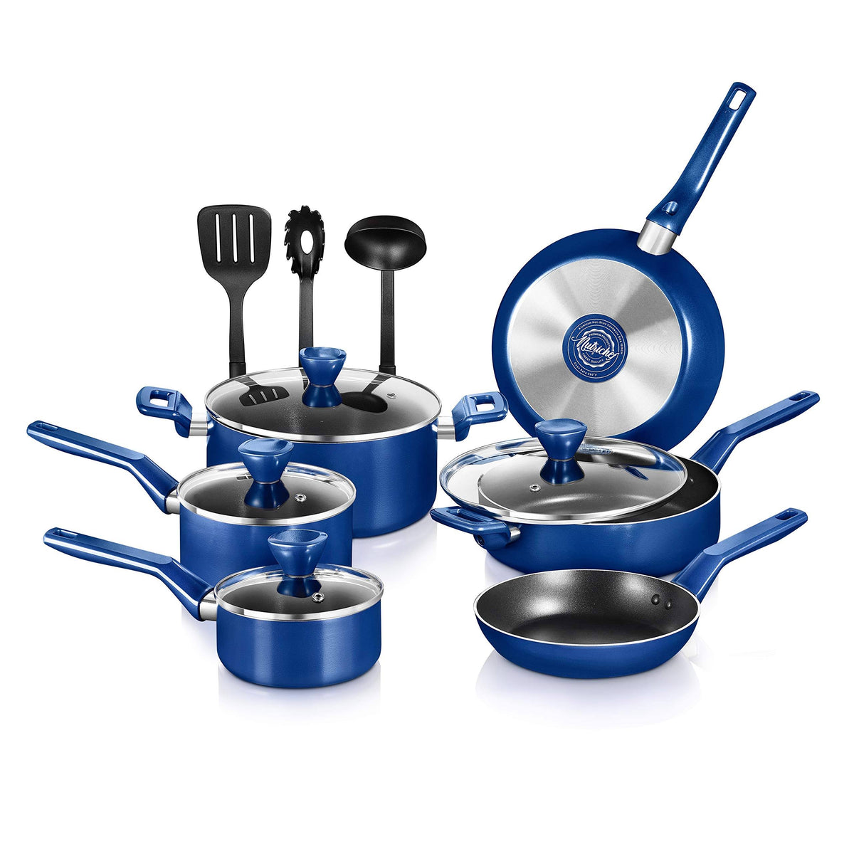 13-Piece Non-Stick Aluminum Cookware Set M68232