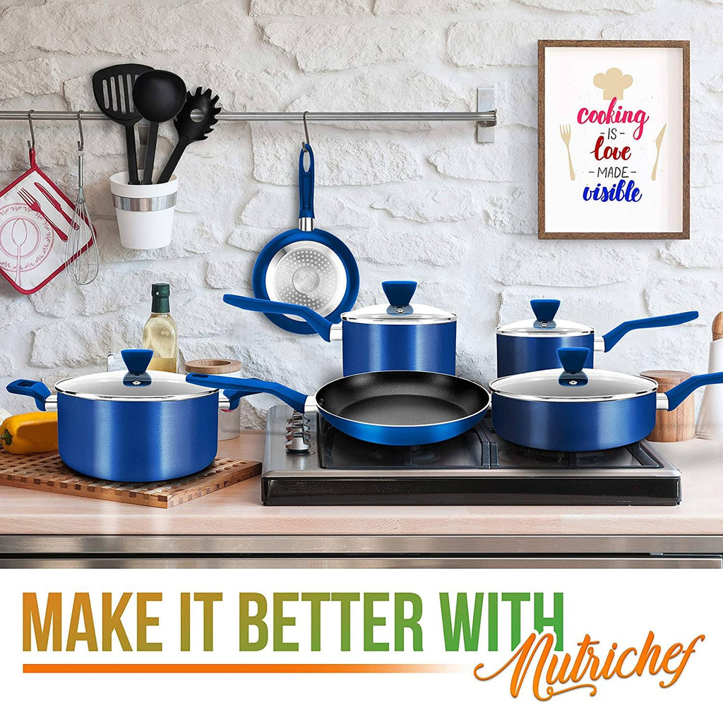 13-Piece Non-Stick Aluminum Cookware Set M68232