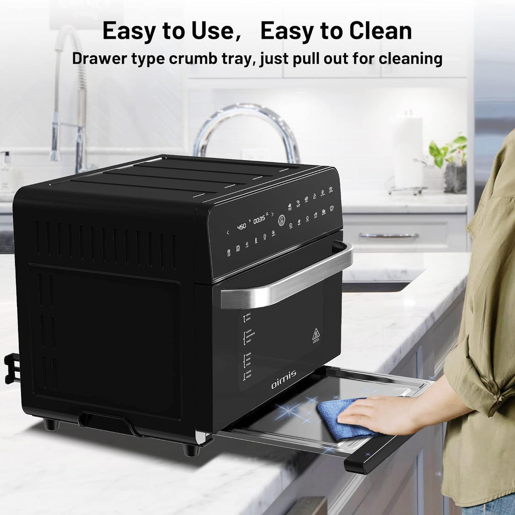Black 26.5QT Air Fryer Combo Toaster Oven A312