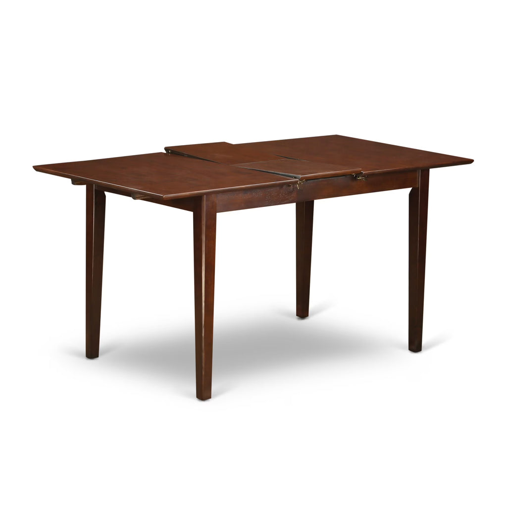Mahogany 7-piece Dining Set with Leather Seat U515