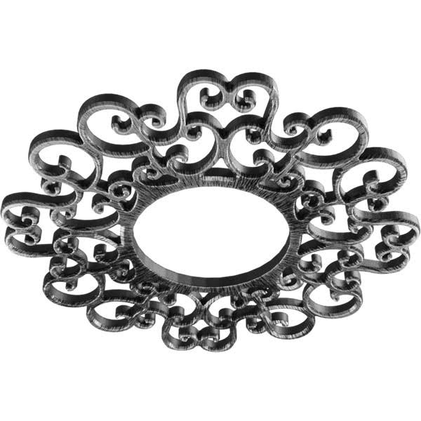 28x22OD x 10 3/4x22ID x 3/4x22P PVC Pierced Ceiling Medallion A658344