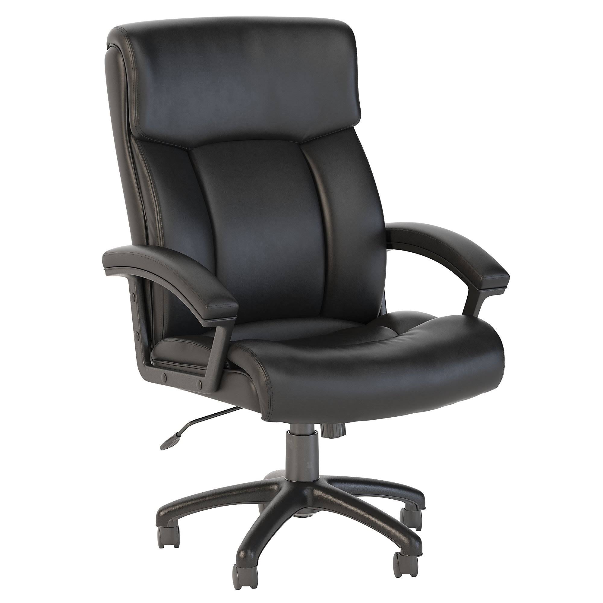 Black Bonded Leather Ergonomic Executive Chair V36657