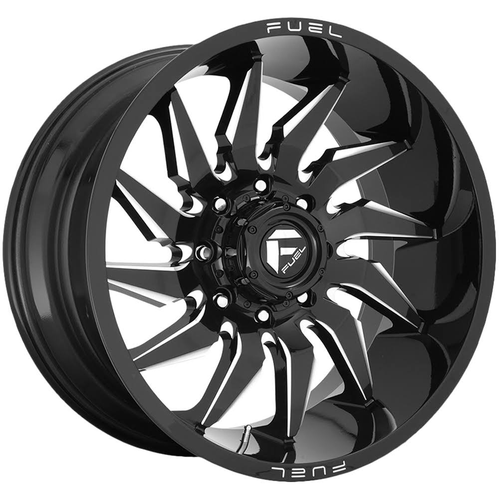 Gloss Black Milled 24x12 Wheel B808380