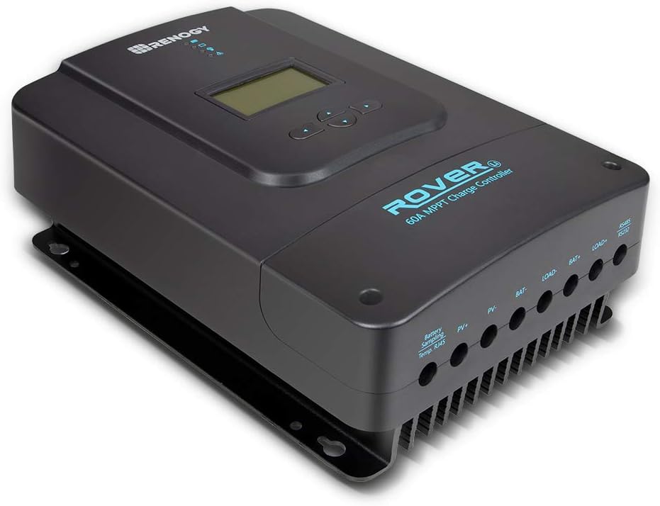 60A MPPT Solar Charge Controller with LCD Display H101
