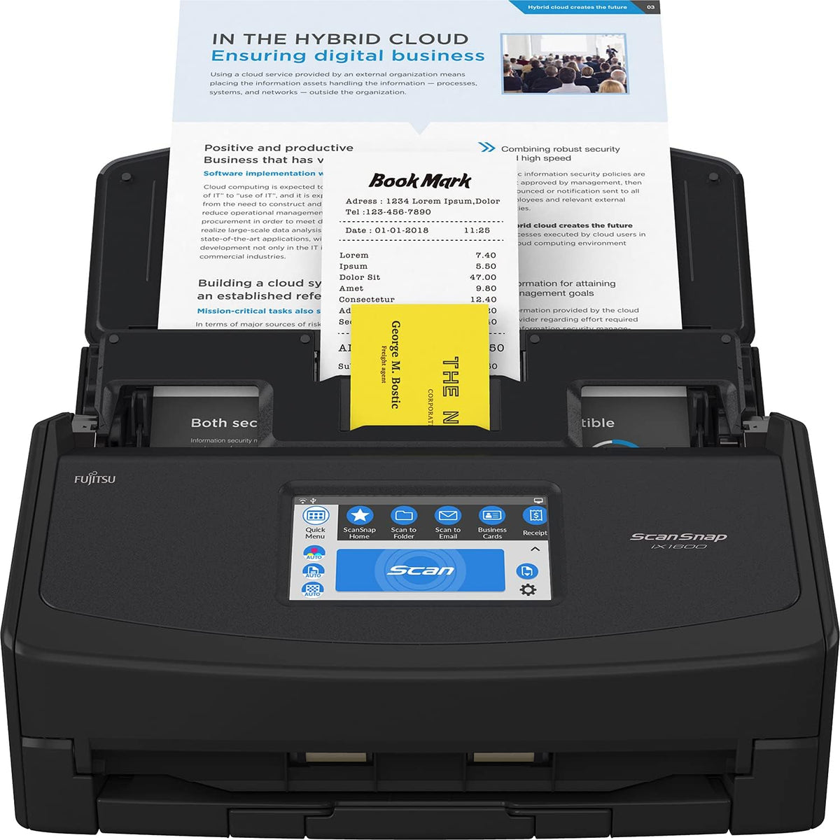 Black Document Scanner T319309