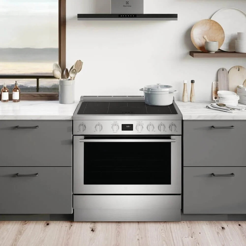 36" Wide 4.4 Cu. Ft. Free Standing Induction Range - Stainless Steel W984935