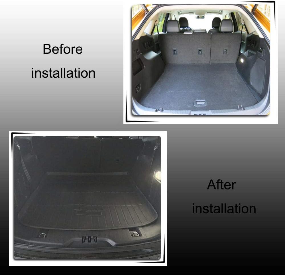 Black Cargo Liner Trunk Mat Tray K220252