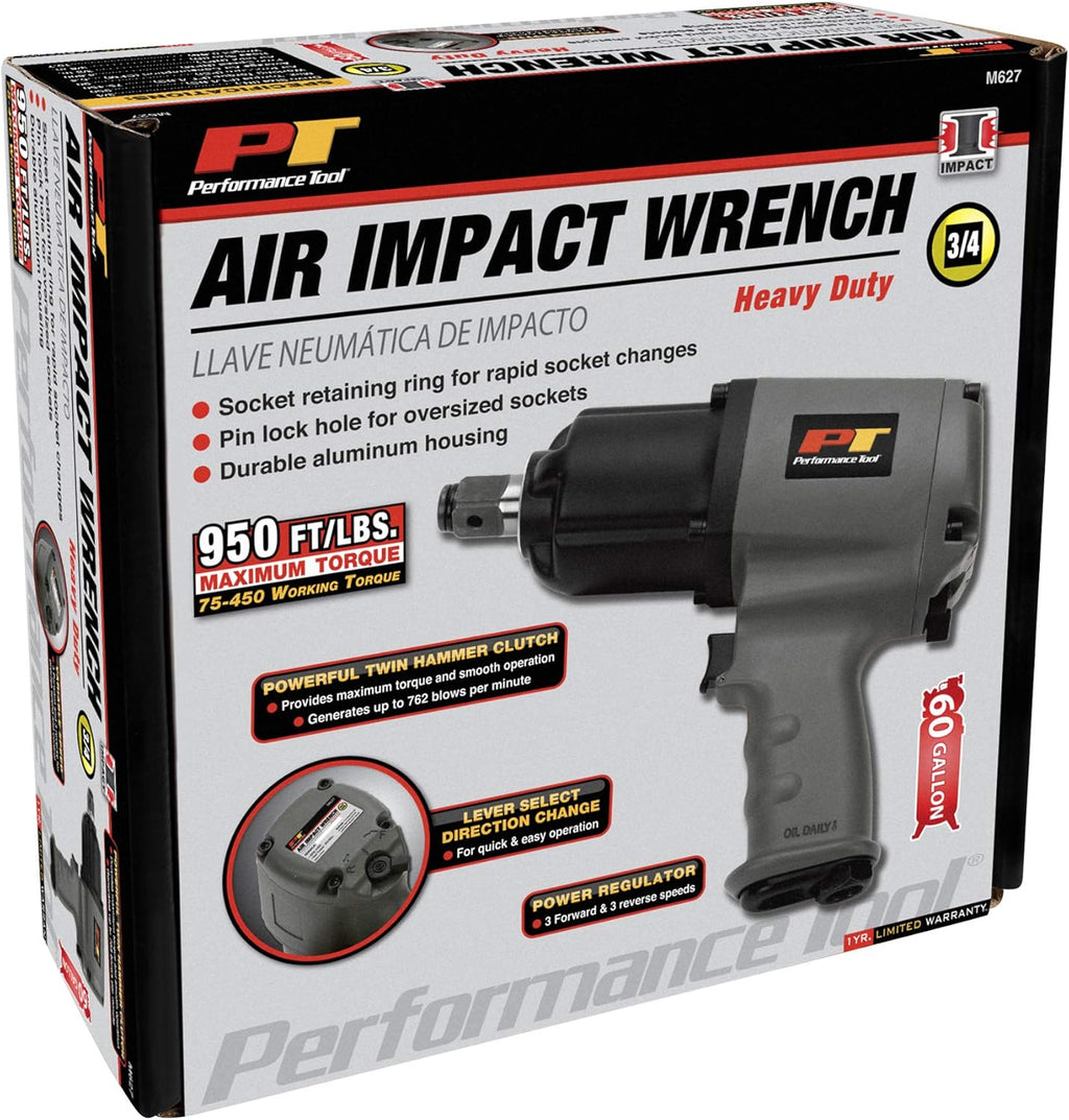 3/4-Inch Drive Heavy Duty Impact Wrench J666305