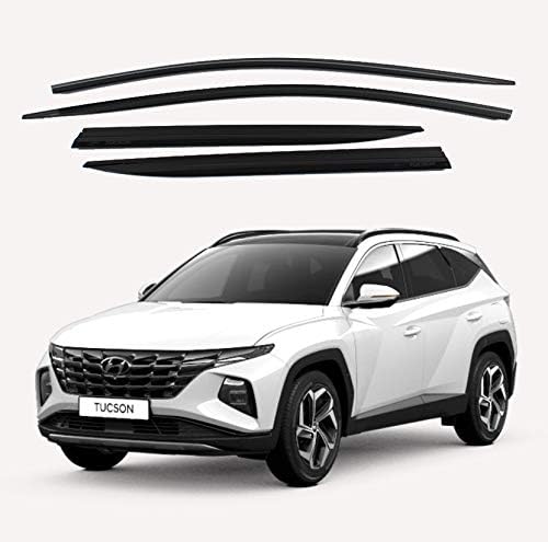 4 Pcs Window Visor Vent Guard Set Z754