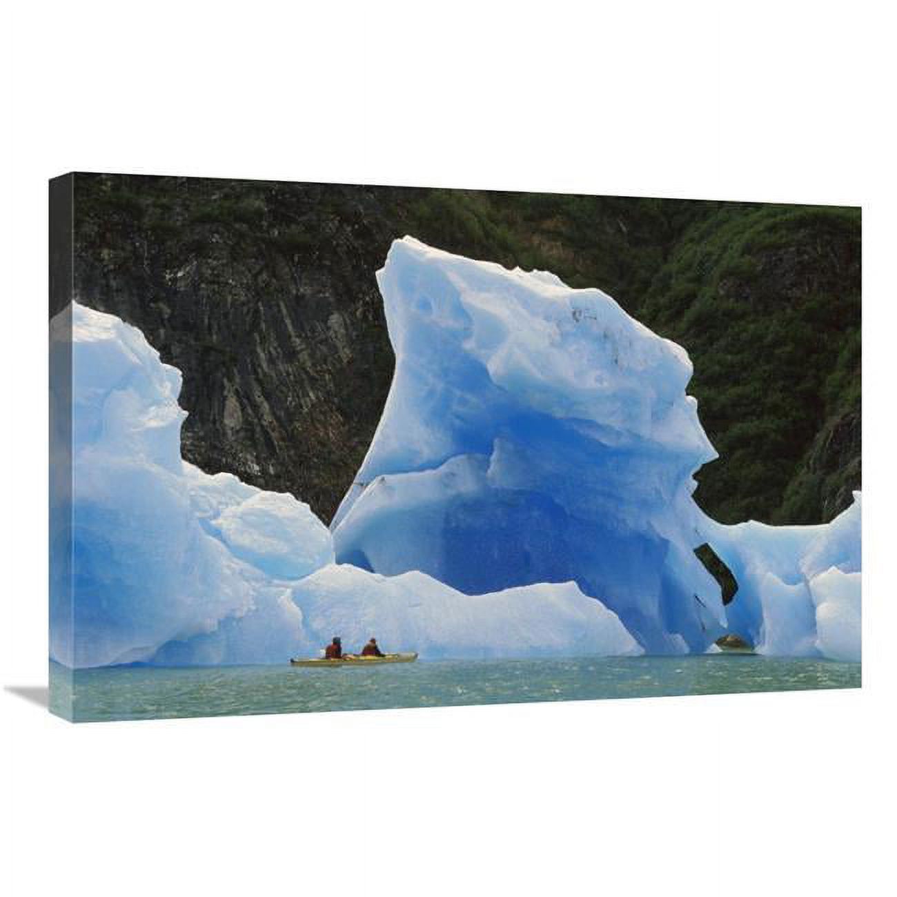 Sea Kayaking with Icebergs - Tracy Arm - Alaska Art Print X407