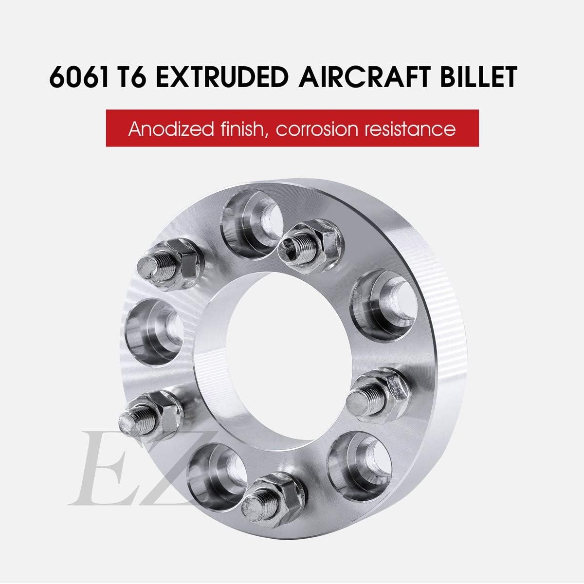 2 Wheel Adapters 5x5.5 to 5 Lug 5" Thickness 1 Inch R8217