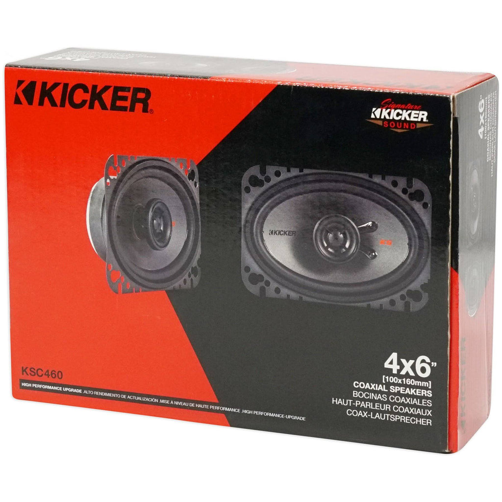 2-Way Car Speakers 4"x6" Pair D3618