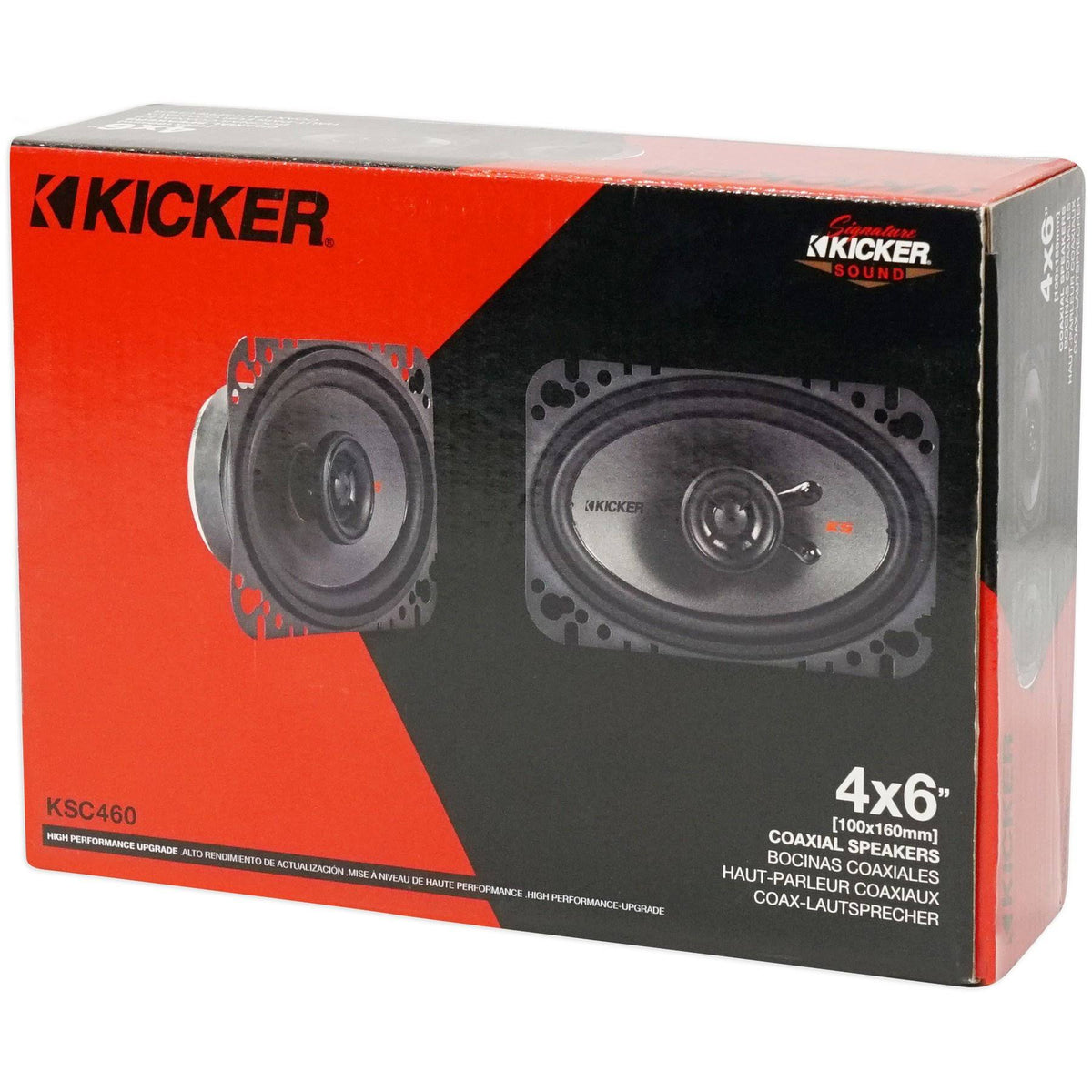 2-Way Car Speakers 4"x6" Pair D3618