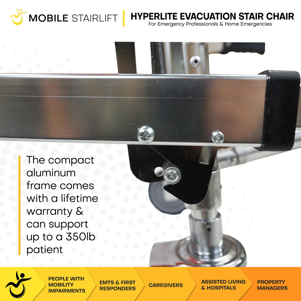 Foldable Medical Stair Chair for Emergency Transport V360