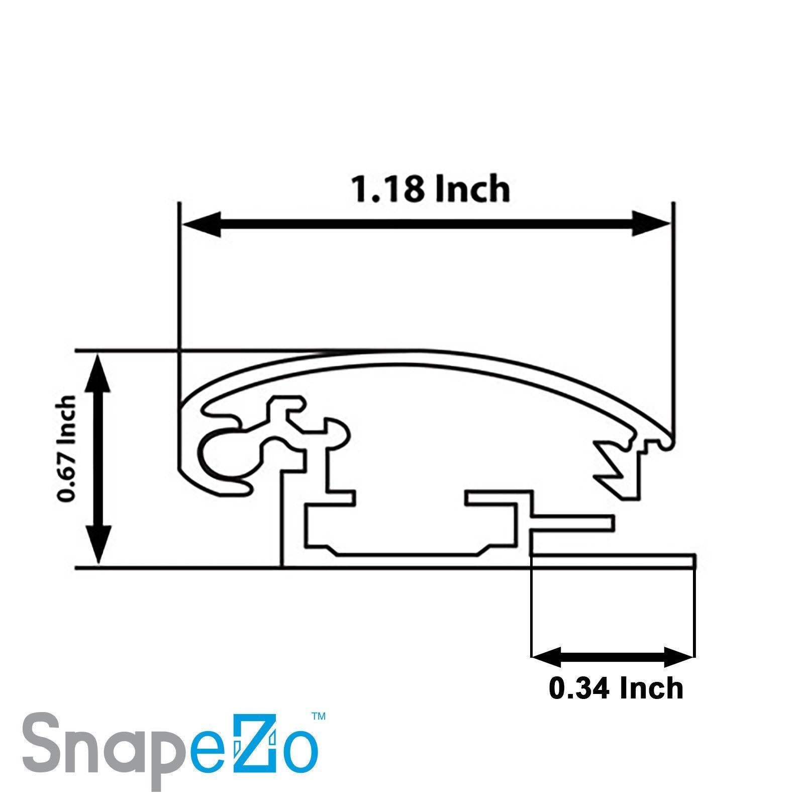 Silver SnapeZo Snap Frame P292