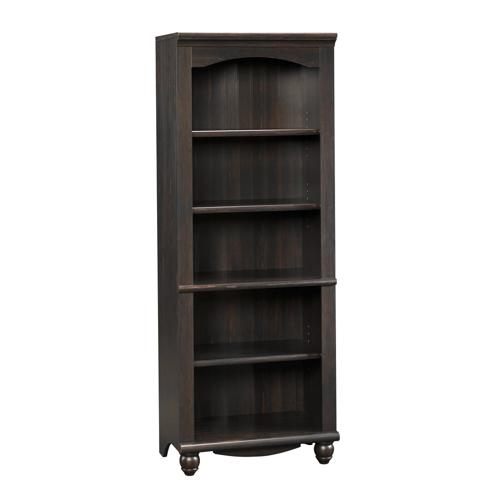 5 Shelf Bookcase in Antiqued Paint F72413