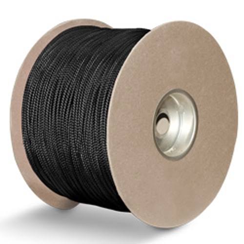 Nylon Paracord 550 x 1000 ft Black H42942