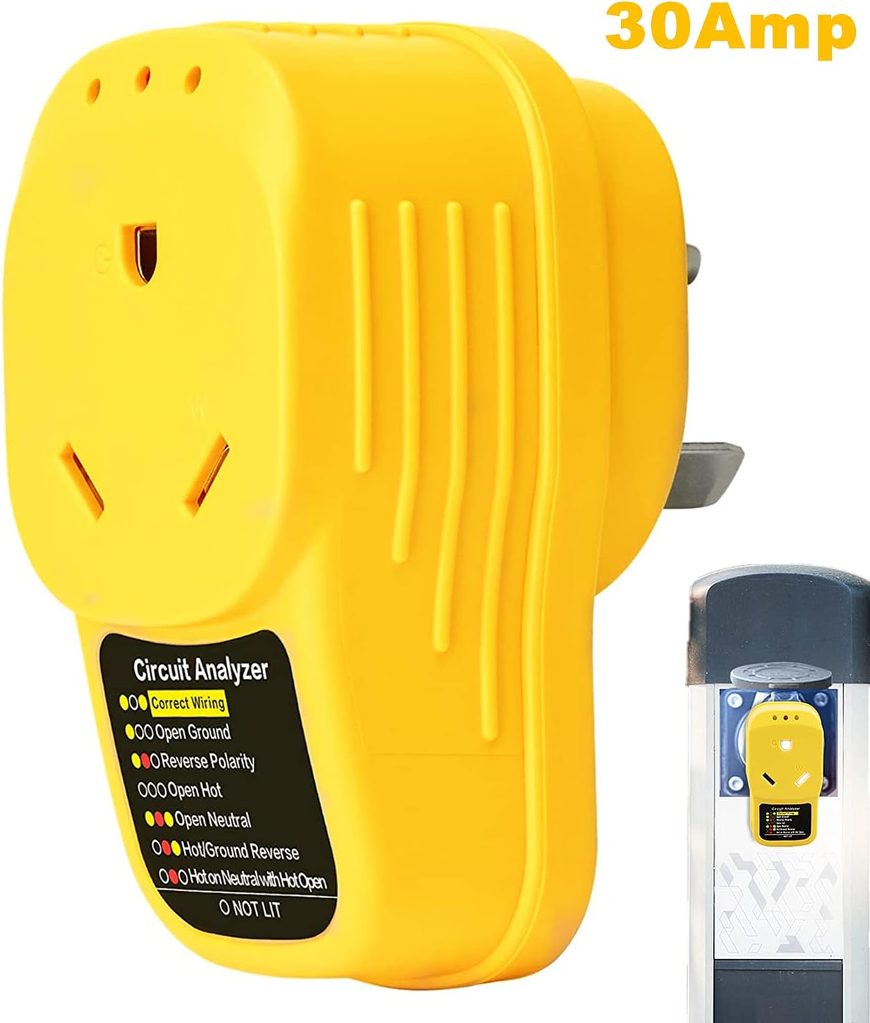 30 Amp Surge Protector with LED Indicator Light H990