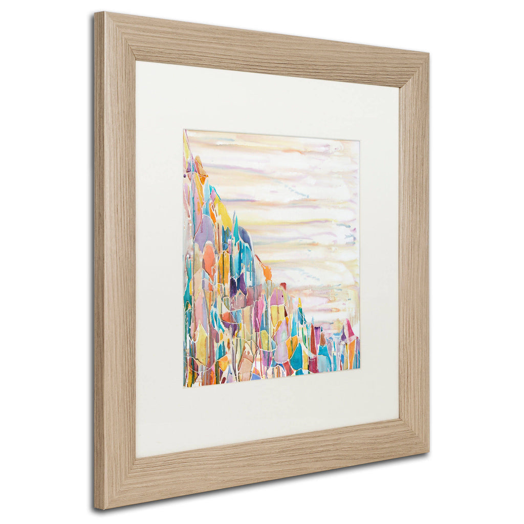 White Matte Birch Frame 16x16-Inch Wall Art O933140
