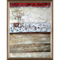 Framed Abstract Oil Painting 34 in. x 44 in. M814