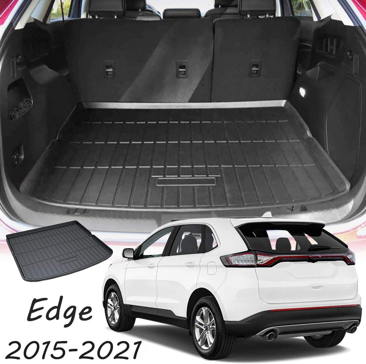 Black Cargo Liner Trunk Mat Tray K220252
