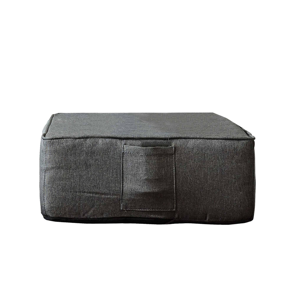 Grey Reclining Sofa with Ottoman V93709