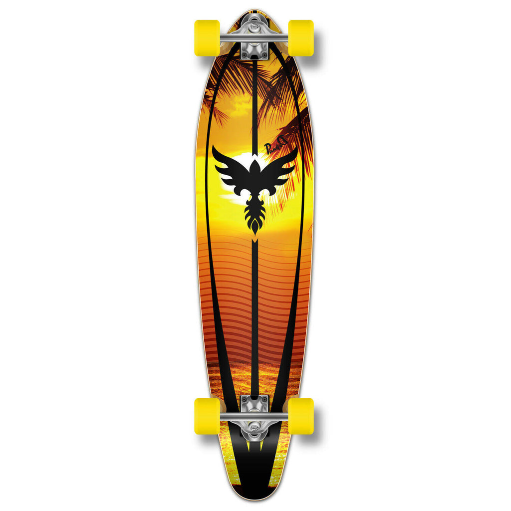 Kicktail Sunset Longboard Complete E632