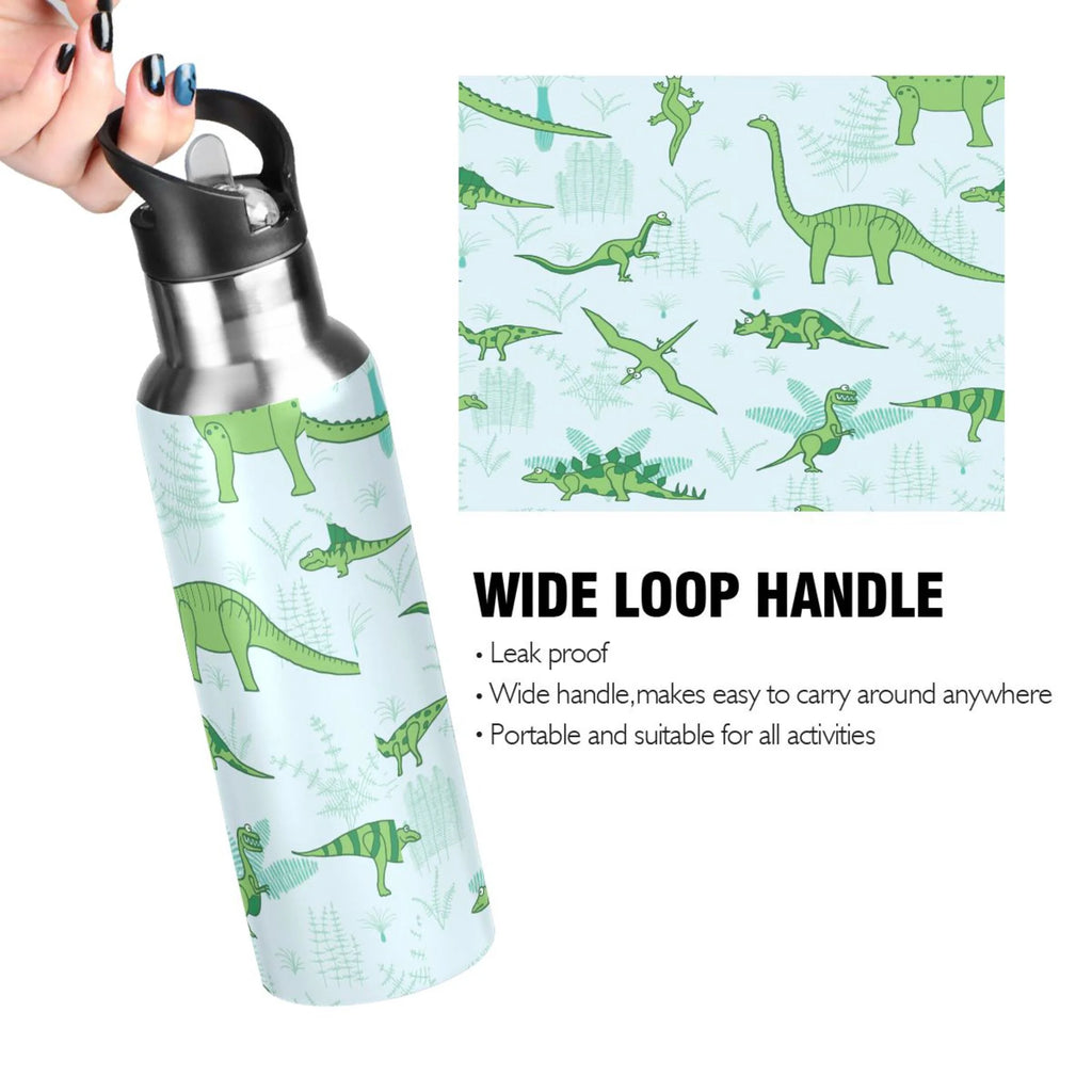 Stainless Steel Vacuum Insulated Water Bottle with Straw Lid 20 OZ E342