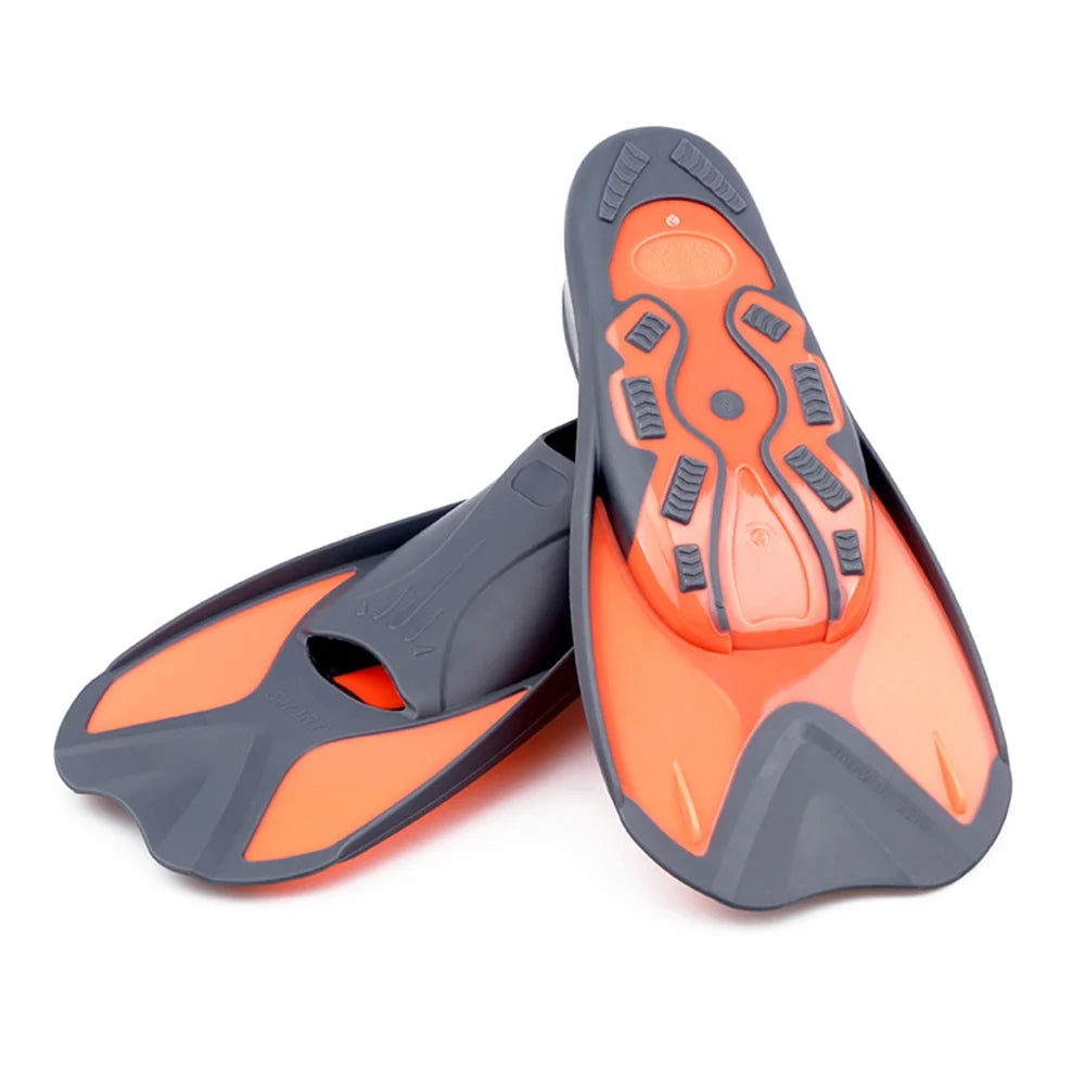 Short Swim Fins for Swimming Snorkeling Training J232
