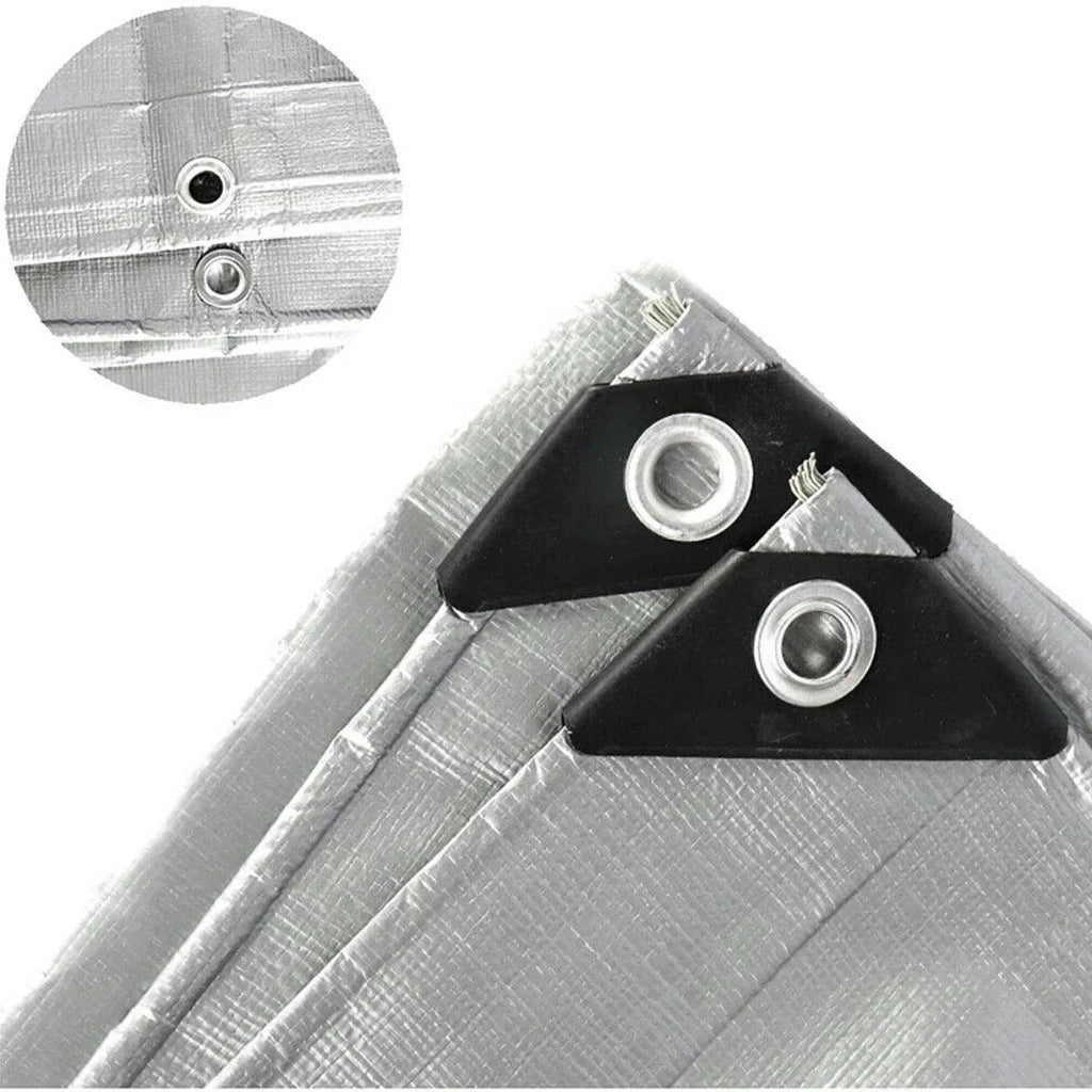 10 Mil Waterproof Poly Tarp Cover 6*10ft J701097