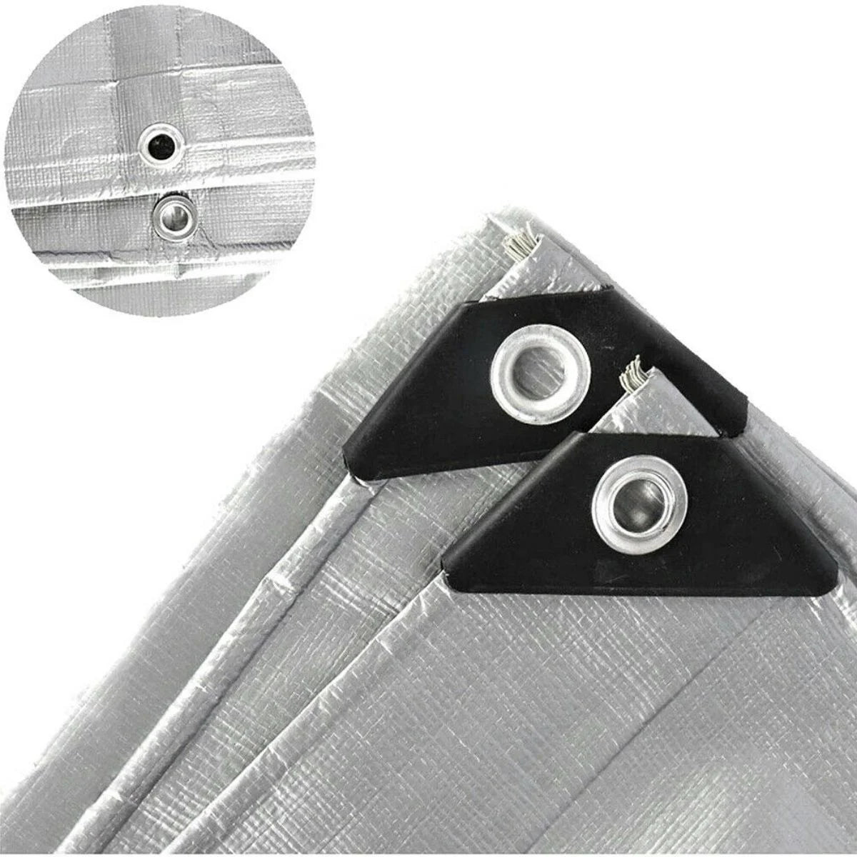 10 Mil Waterproof Poly Tarp Cover 6*10ft J701097