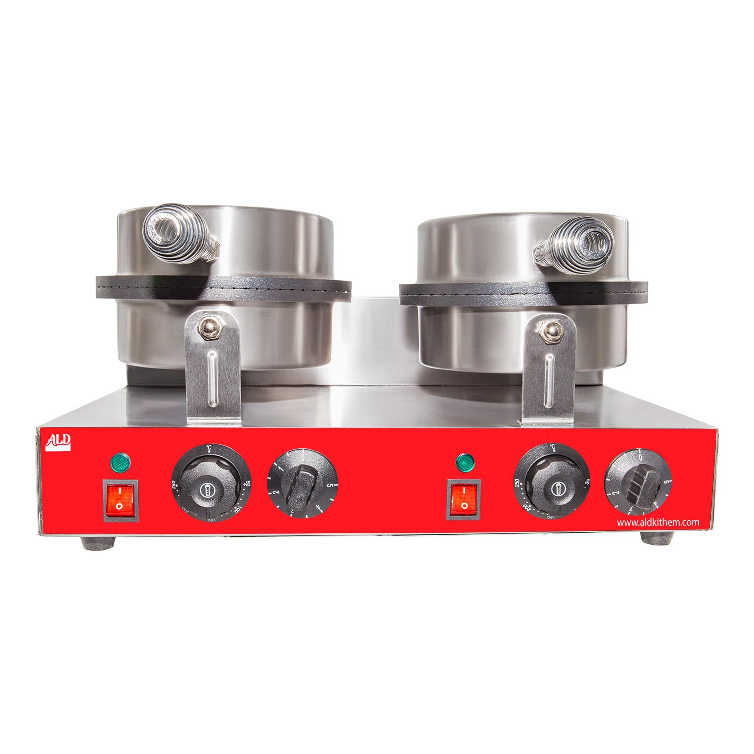 Double Nonstick Stainless Steel Waffle Cone Maker F55866