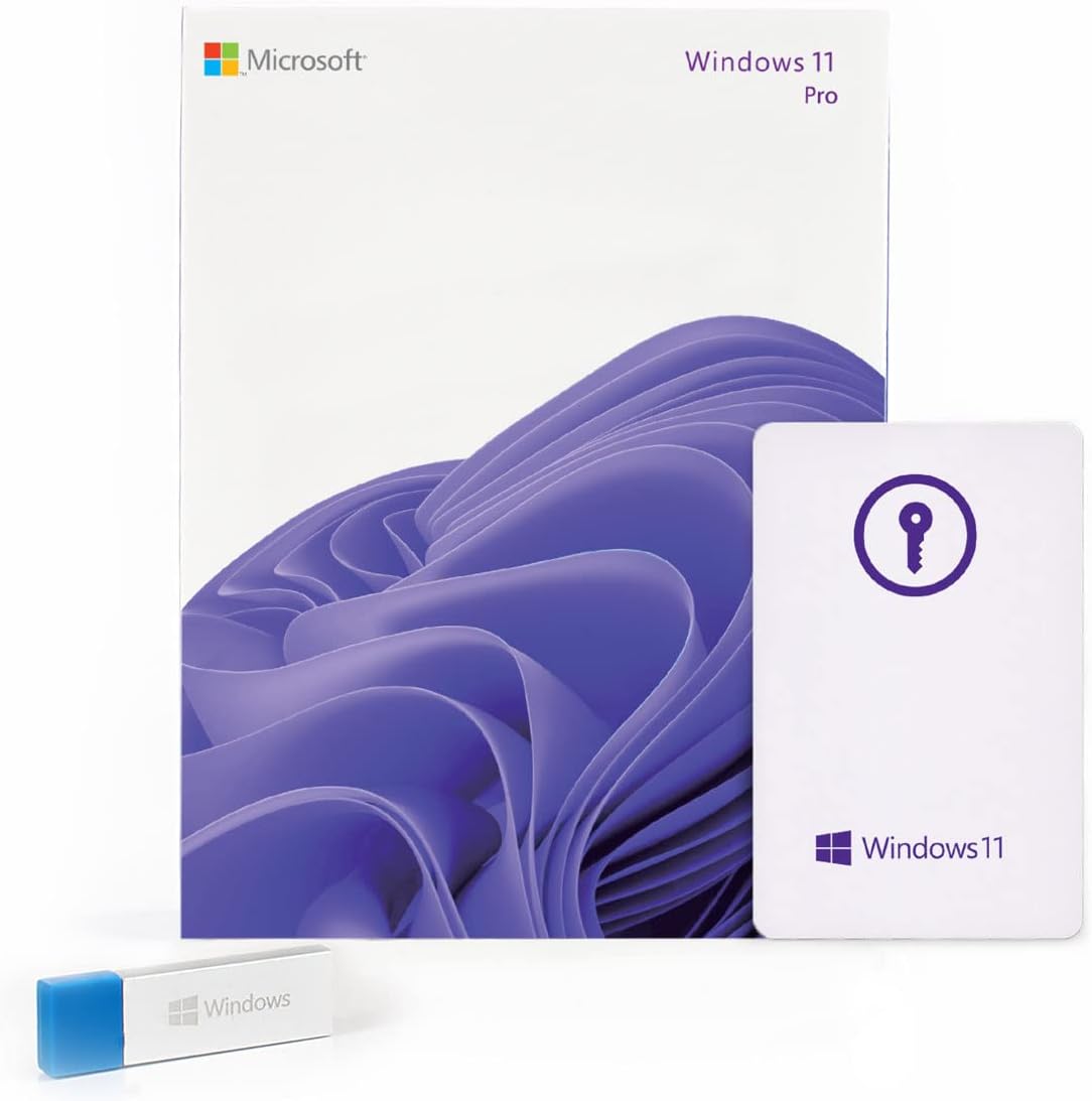 Window 11 Pro USB Flash 1 PC English International 2022 Version U348