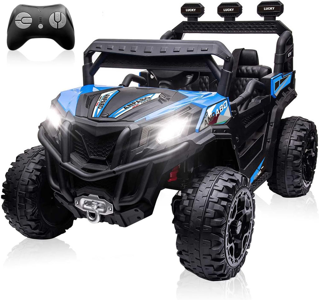 White Ride On UTV with Remote Control A485899