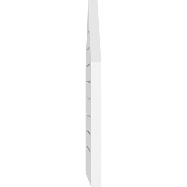 Peaked Top Surface Mount PVC Gable Vent I859