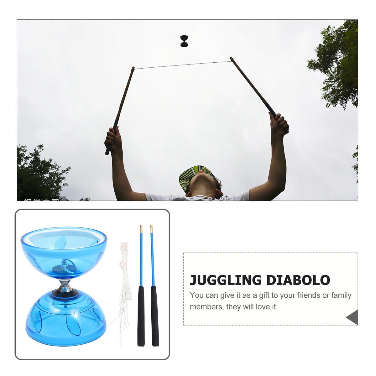 Chinese Yoyo Diabolo Toy Juggling Diabolos T998099