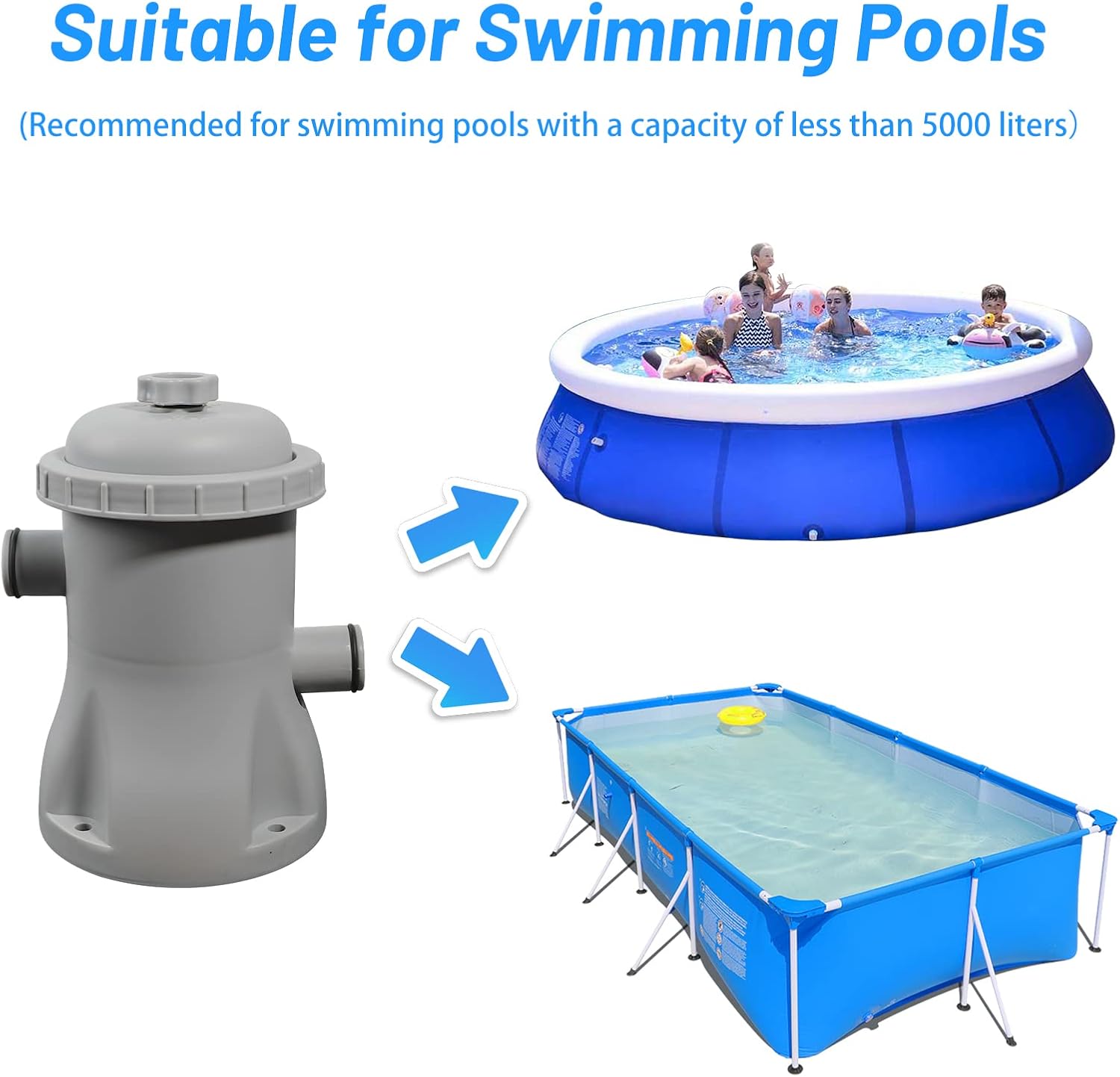 330 Gallon Pool Filter Pump with GFCI, 110v-120v, 1 Filter Cartridge Z32855