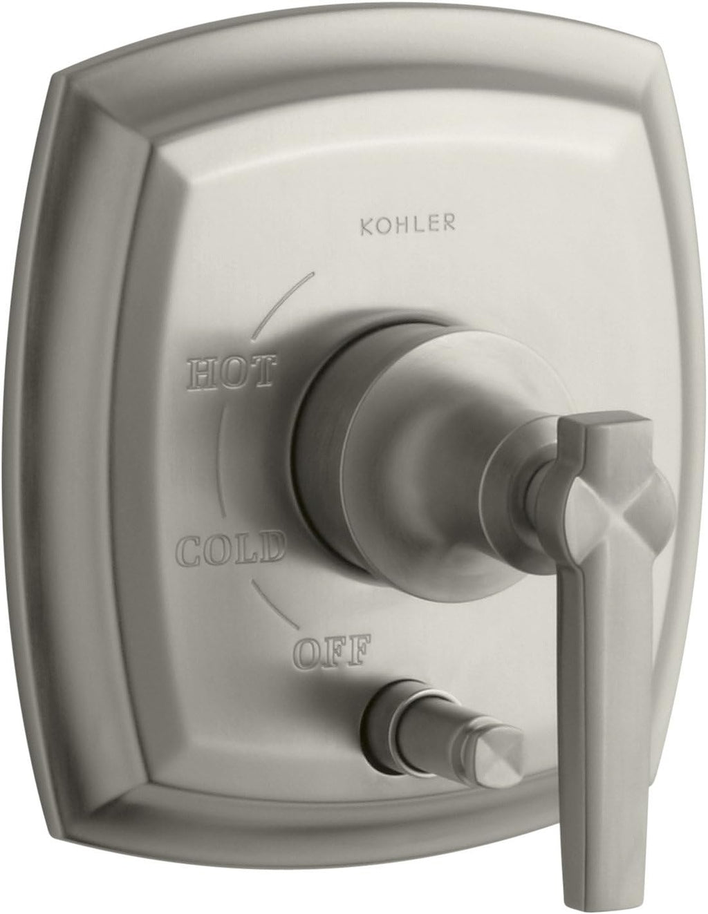 Polished Chrome Pressure-Balancing Valve Trim with Lever Handle R448