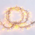 768 LED Warm White Cluster Light Set, Transparent Wire 19.5 ft A785669