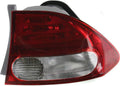 Passenger Side Tail Light for Honda Civic Sedan 2009 2011 Pack of 2 P2432