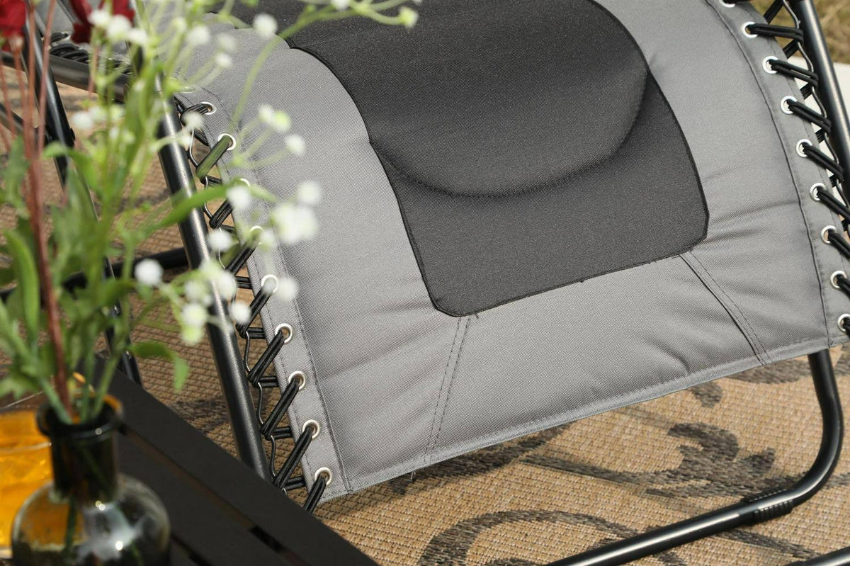 Oversized Padded Zero Gravity Chair, Grey C85488