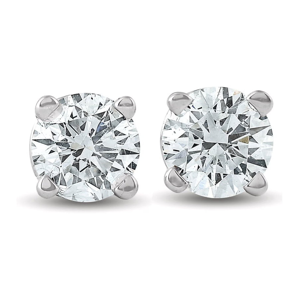 14K Yellow Gold Diamond Stud Earrings X226414