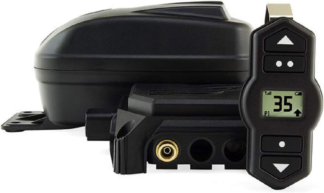 Set of Wireless On-Board Air Compressor System with Rear Load Lifter 5000 Kit for Ford F-150 Pickup 4WD B604177