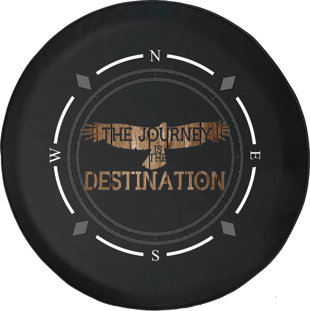 Spare Tire Cover Distressed Wood Eagle Wheel Covers B124