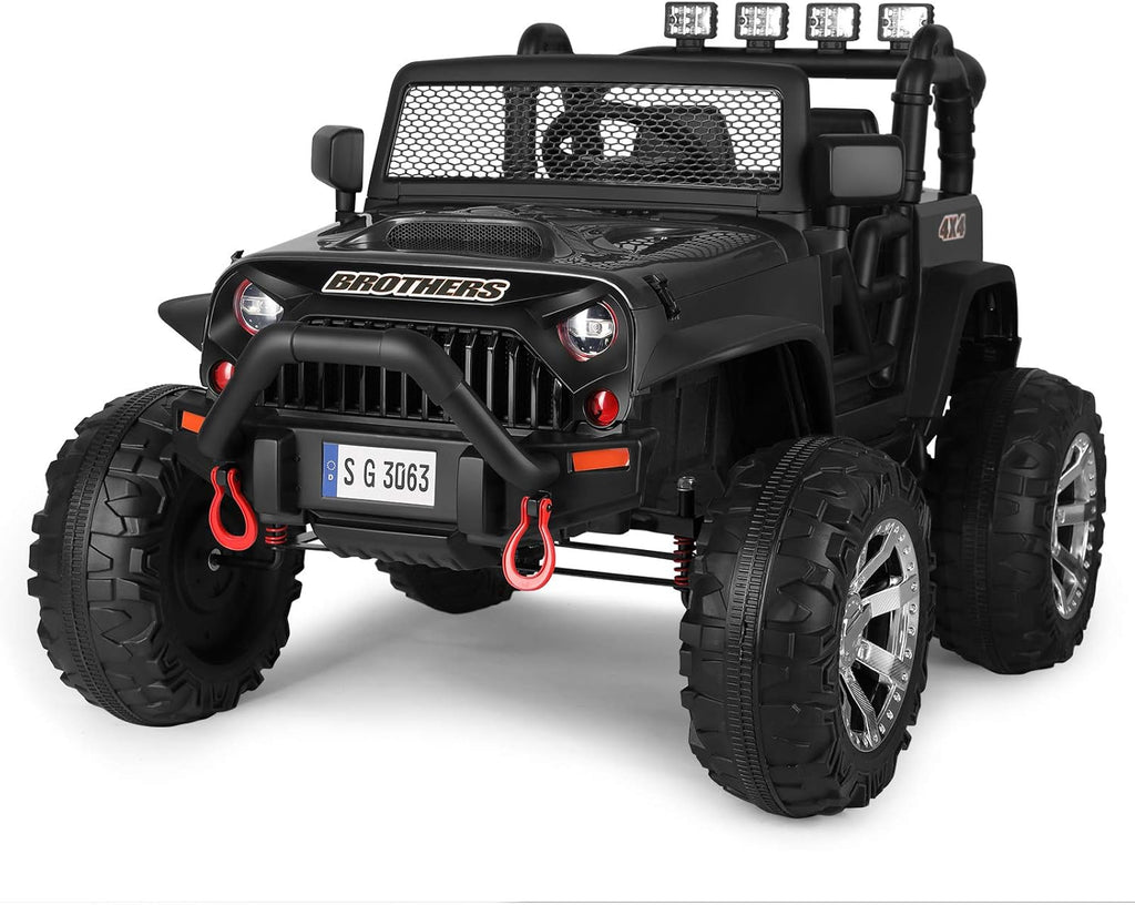 White Kids Ride On Electric Car with Remote Control I163954